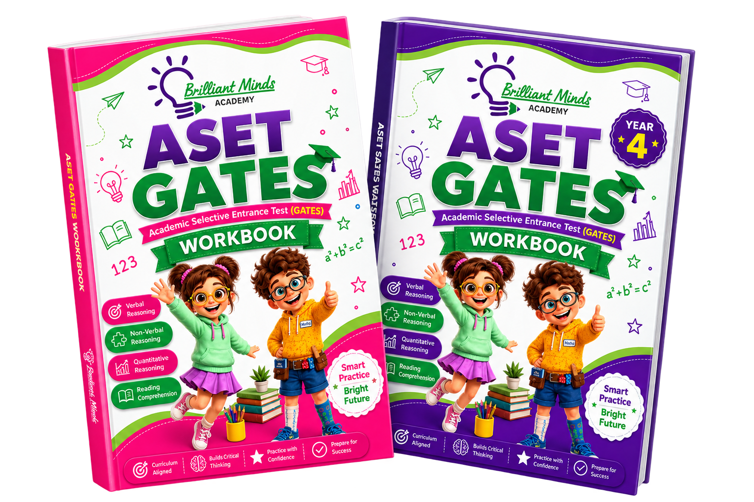 ASET GATES Workbooks — Book 1 and Book 2